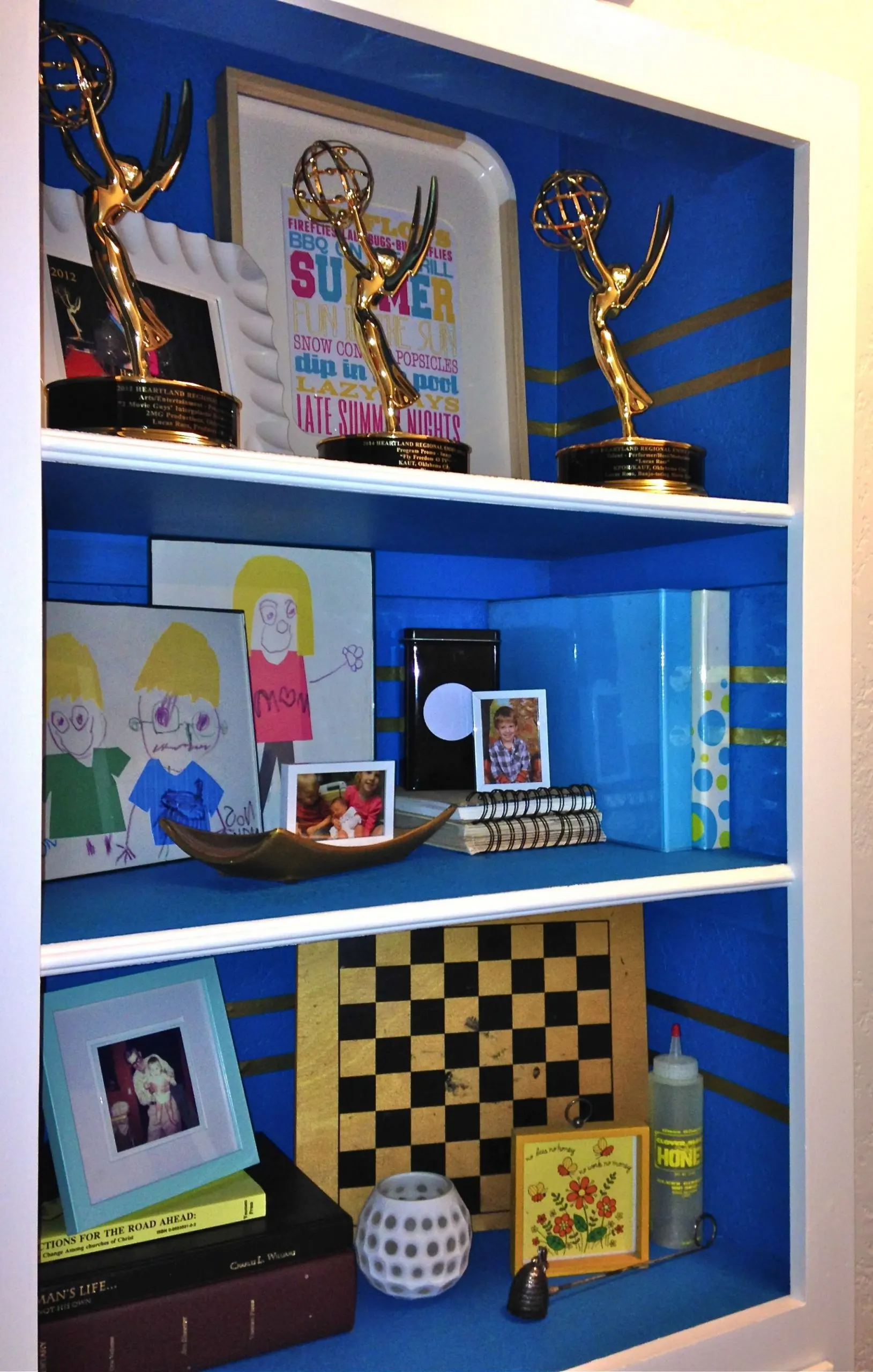 DIY Bookshelf Makeover Results 2