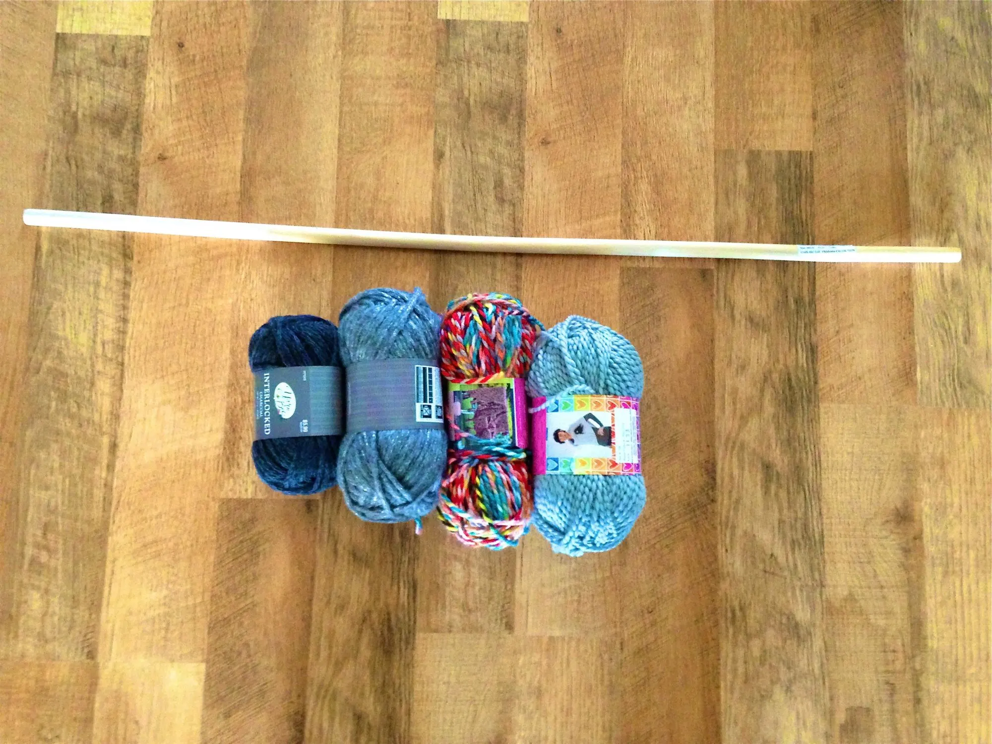 DIY Yarn Wall Hanging supplies