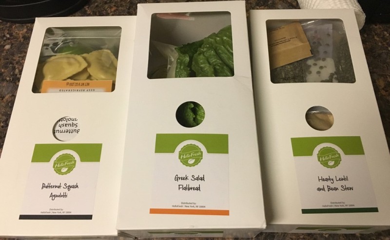 HelloFresh meals