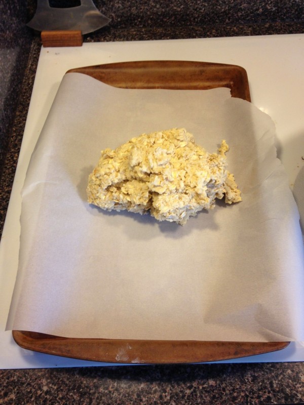 Oat Scones dough ready