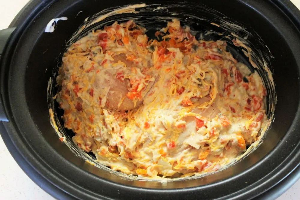 Easy recipe for Cheesy Chicken Spaghetti on Splendry