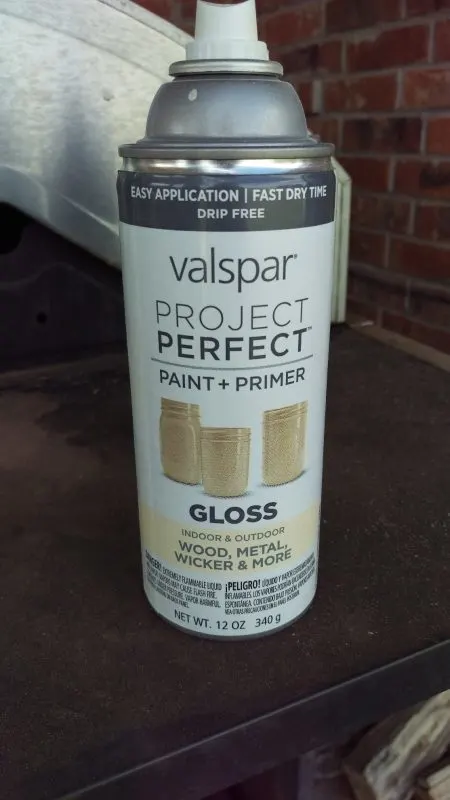 Spray Painting Furniture Valspar Gloss Honey Vanilla