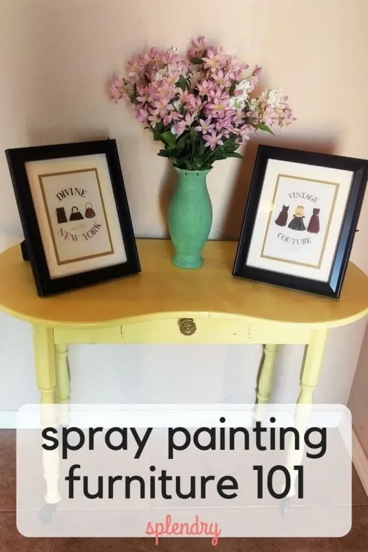 Info on spray painting furniture, what you need to know on Splendry