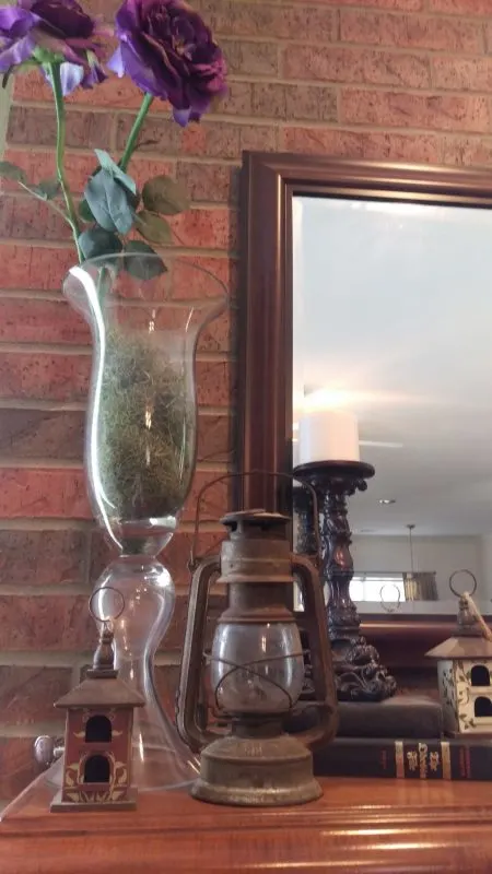 How to use flea market finds to style your house lantern
