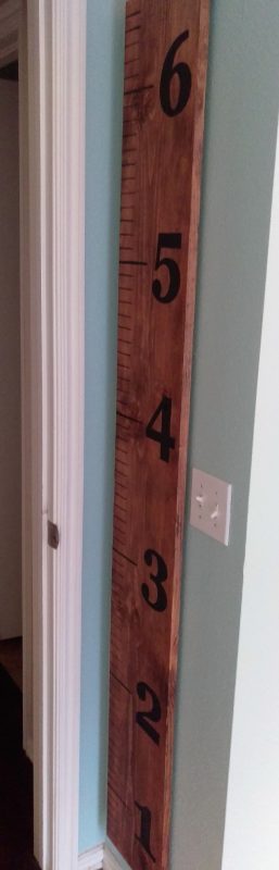 How to make a growth chart stained