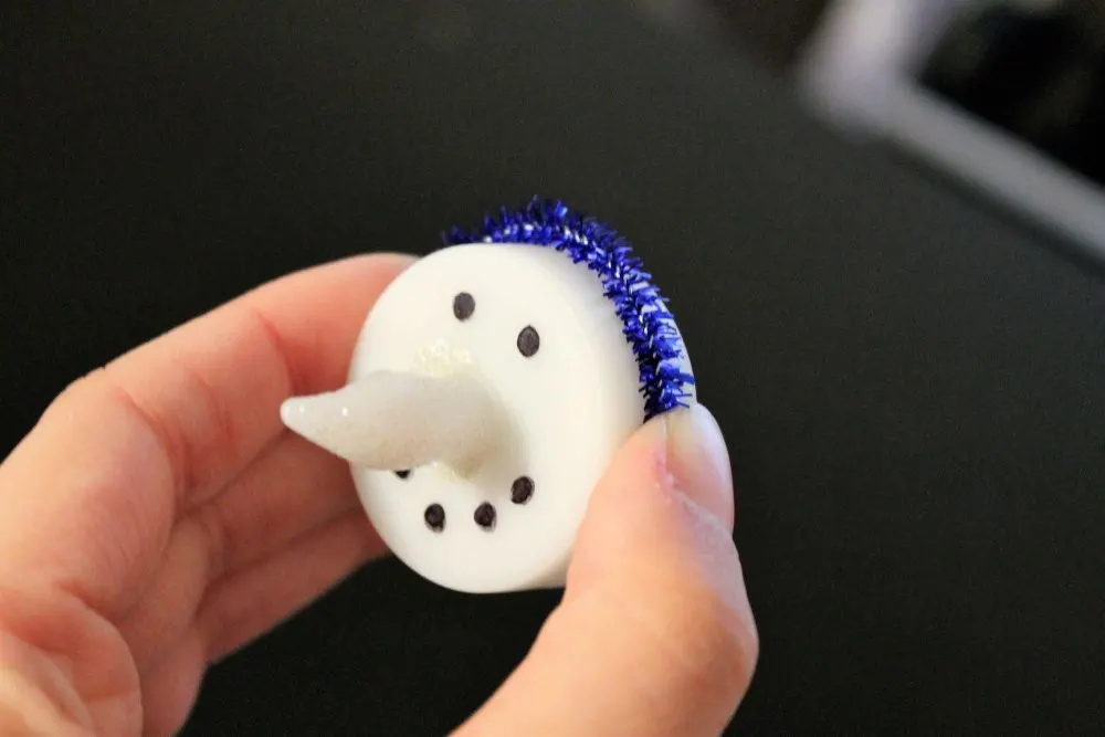 Snowman Tealight Ornaments pipe cleaner