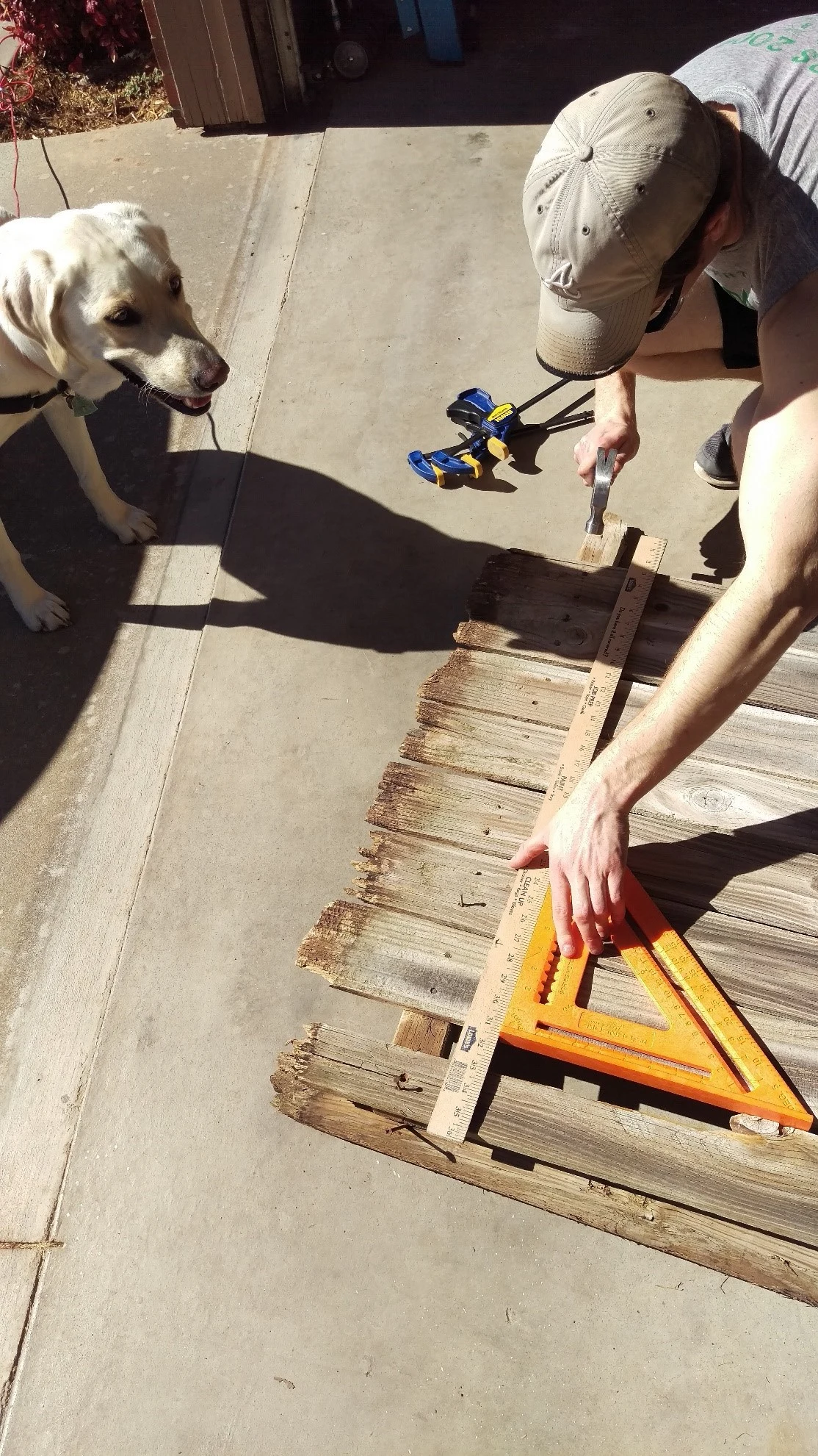 How to Turn Old Fence Pickets into Wall Art 4