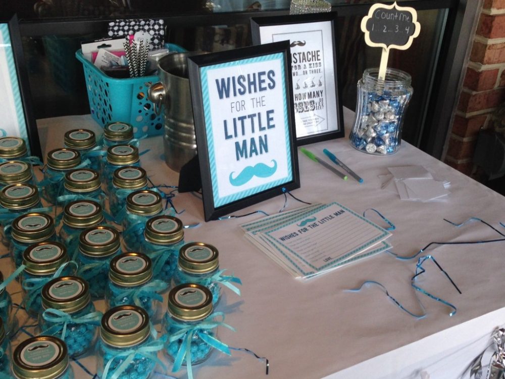 Baby Shower Themes - Little Man and Mustache - Splendry
