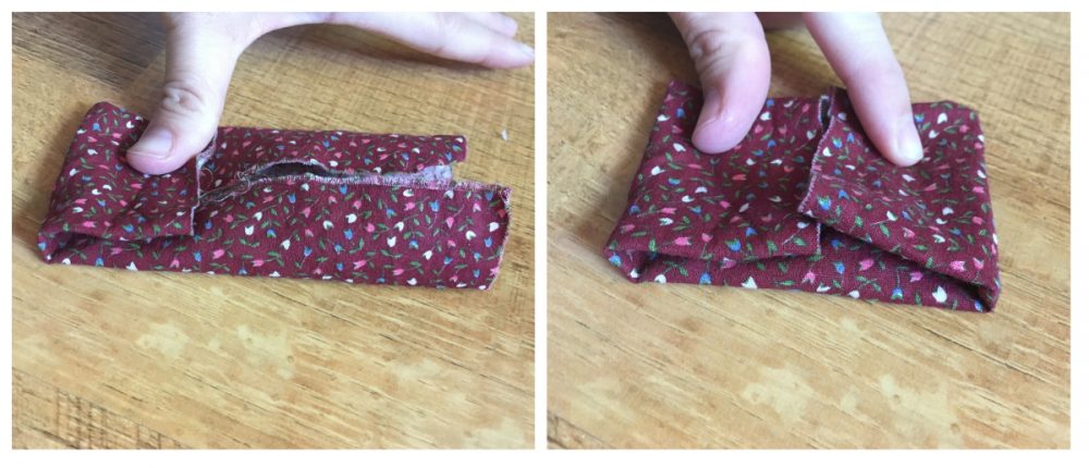 DIY No Sew Bow-Tie for Dad -fabric