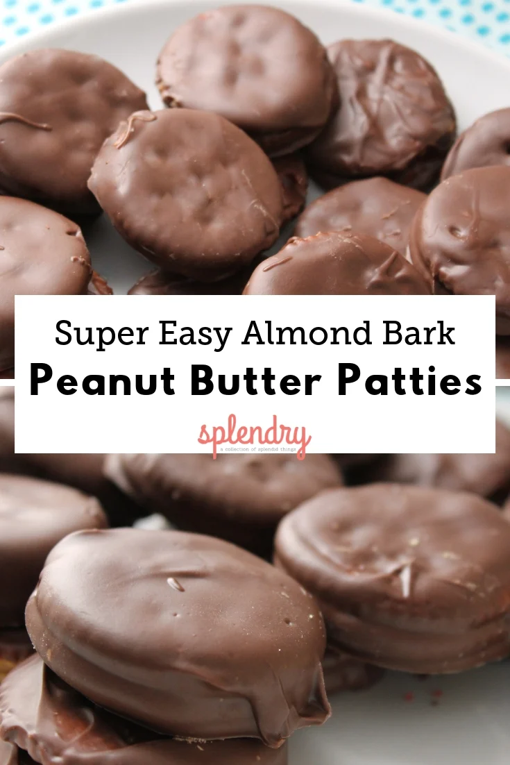 almond bark peanut butter patties - Splendry