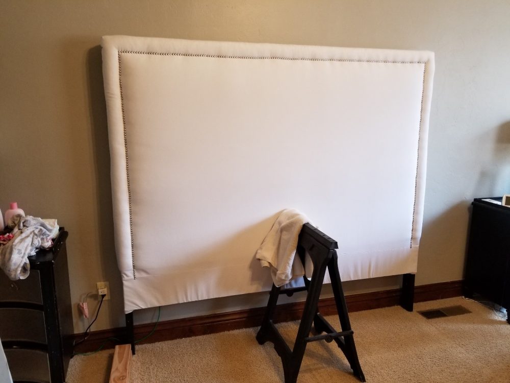 DIY King Size Bed and Headboard Tutorial - Splendry