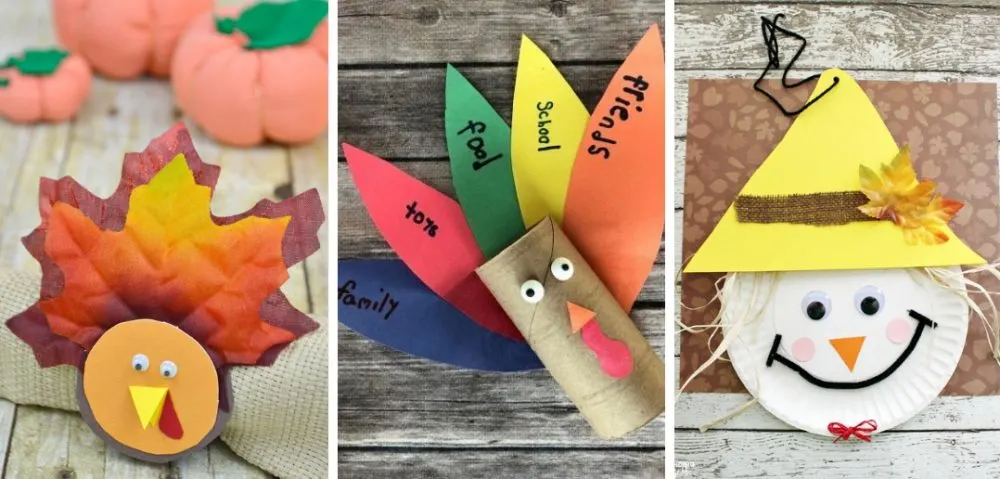 easy Thanksgiving kid's crafts - Splendry