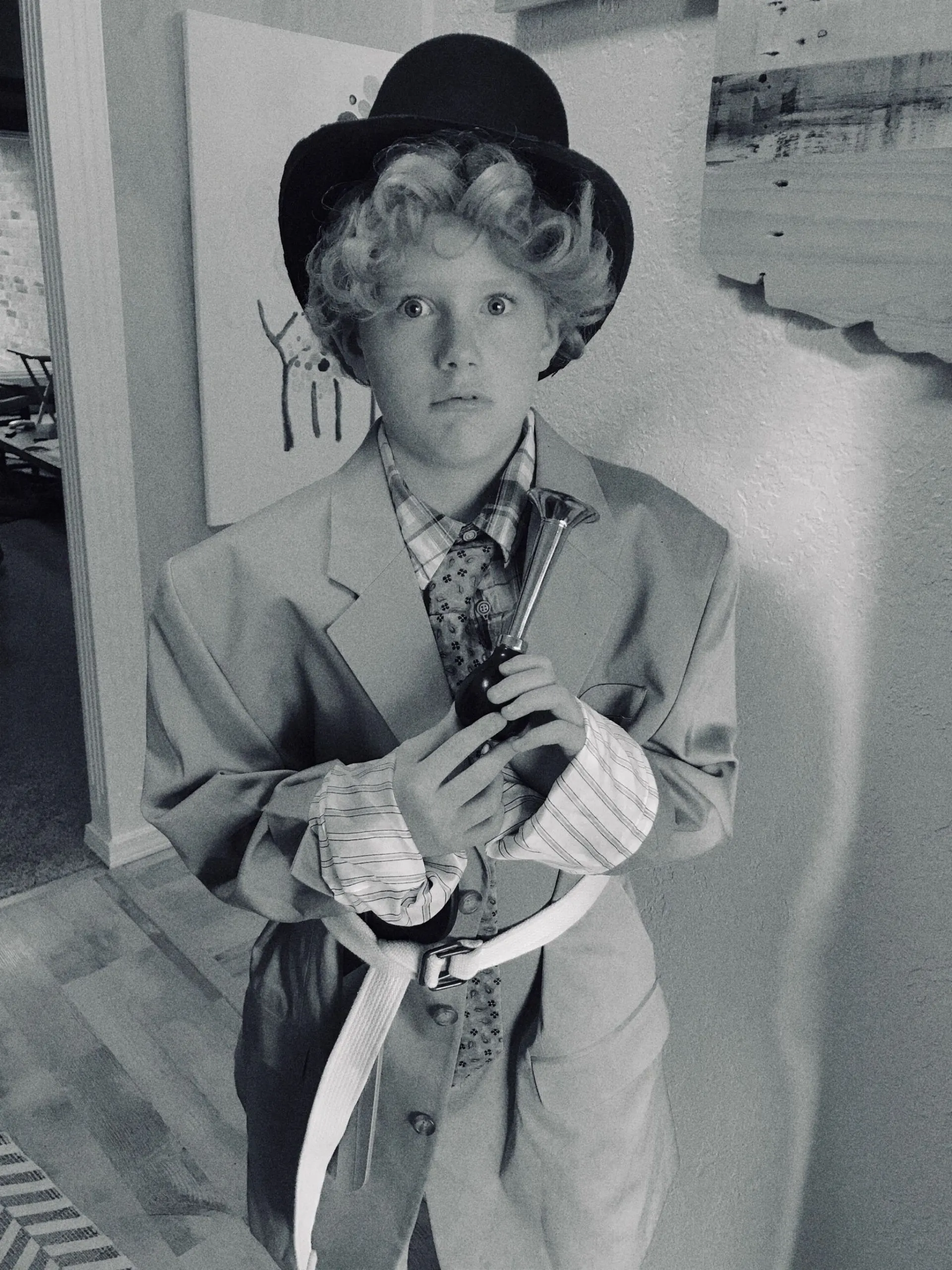 easy diy costumes - Harpo Marx