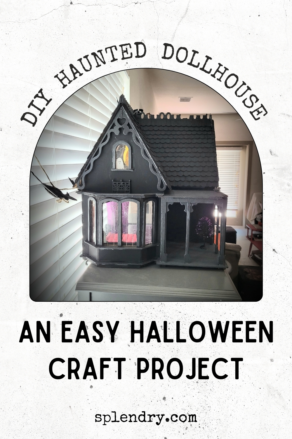 How to Make a DIY Haunted Dollhouse - Splendry