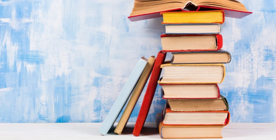 stack of books